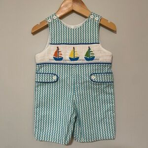Smocked Sailboat Romper